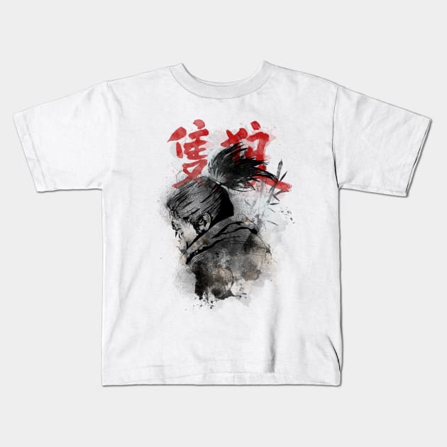 Shinobi spirit Kids T-Shirt by Donnie